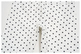 New Summer Women White Polka Dot Print Yoga Sets Hanging Neck Slim Sport Vest High Waist Mid Pants Gym Two-piece Workout Clothes