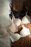 MOYISU Anti-Sag Full Coverage Bra Small Bust | Wireless Push Up Lift | Seamless Bralette for Summer Cooling Comfort CA Underwear
