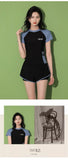 Swimsuit Women's Summer Split Casual Sports Plus Size Swimsuit Conservative Slimming Swimming Pool Swimming Equipment