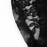 FDYOUI Women's Backless Sleeveless Bodysuits 2026 Summer Sexy Buttons Hollow Out Lace Jumpsuits Night Club Overalls Black Red