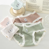 Woman Briefs Cotton Cartoon Printed Comfort Panties Female Underwear Triangle Pants Female Panties Solid Underwear