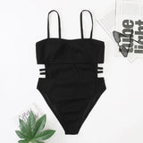 2026 Swimsuit One Piece Solid Swimwear Women One-piece Bathing Swim Suit Female Padded Beach Wear Swimming Summer