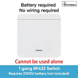 TNCE Tuya Dimmer wifi rf433 EU/US, Neutral wire Light Wall Switch remote Controllor, Smart Life APP, Voice for Google Home Alexa