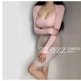 WOMENGAGA Mid Length Skirt For Elegance Apricot Slim Mini Dress Sweet Sexy Korean Women 2023 Skirts High Waist Fashion HGR0