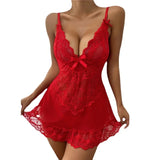Women Erotic Costume  Sexy ExoticUnderwear Lace Doll Dress Erotic Underwear Open Bra Mesh Transparent Pajamas Sexy Clothing