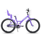 Joystar Kids Bike For Girls With Training Wheels Doll Seat