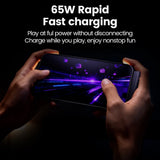 65W 2 in 1 USB A To USB C Fast Charging Foldable Phone Holder Data Cable USB Type C Builtin Desk Bracket Wire For Huawei Oneplus