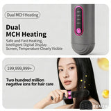 For Travel Beauty Hair Tool Wireless Mini Hair Styler Portable Rechargeable Curling & Straightening Comb Temperature Adjustable