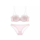 Sophisticated Sensual Lace Lingerie Women's Summer Bralette for Small Breasts Natural Shape, No Empty Cup Beautiful Back Bra Set