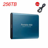 External Hard Drive High Speed Hard Disk 256TB USB3.1 Portable 128TB for Pc/Laptop/Mac/Phone Solid State Disk
