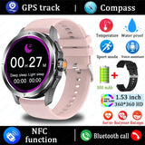 2025 New S4 Ultra Smart Watch Men Blood Oxygen Heart rate Compass Waterproof NFC GPS Tracking Bluetooth Call Sport Smartwatch