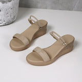 Double Strap Suede Flip Flop Sandals For Women Comfortable Slide Sandals Arch Support Walking Platform Vacation Wedge Sandals