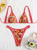 2026 Triangle Strappy Bikini Women Sexy Swimwear Female Brazilian Swimsuit Bathers Bathing Swimming Swim Suit Beachwear Summer