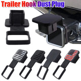 2 Inch American Flag Trailer Hitch Cover Metal Hitch Cover Fit For 2 Inch Hitch Receivers,2'' Rubber Hitch Tube Cover Plug