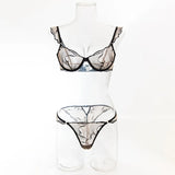 Summer Beachwear Lingerie Large Bust Minimizer Light Support Gathering Wirefree Anti-Sagging Comfort Bra Set AU MOYISU Panty F