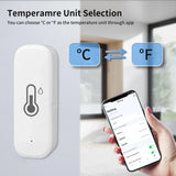 TNCE Tuya sensor temperature Humidity wifi or zigbee, Indoor Thermometer Hygrometer Monitor, smart life voice alexa google home