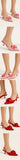 2026 Big Size 43 Summer Women's Pointy Toe Kitten Heels Slingback Satin Sandals Elegant Sandal Rose Flower Office Lady Shoes