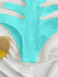 2025 New Sexy Halter Women Swimwear One Piece Swimsuit Female Hollow Out Monokini Bather Bathing Suit Summer Beach Wear Bodysuit