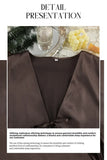 Women Silk Satin Pajama Set Deep V Neck Long Sleeve Lace Trim Tie Front Top Pants Soft Loungewear Elegant Home Sleepwear Night