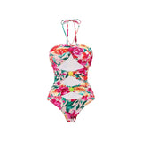 2026 New Fashion High Quality One Piece Swimsuit Skirt Swimsuit Print Padded Swimwear Women Slimming Bathing Suit Beach Wear