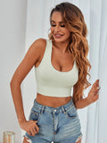 Sports bra for women shock resistant running gym high-strength bra one-piece bare back beautiful yoga vest M049