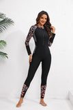 Woman Swimsuit One Piece Surfing Clothes Sport Style Long Sleeve Jumpsuit Diving Suit Women's Swimwear Female Swimming Bodysuit