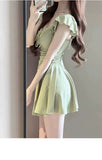 Jumpsuit Style Swimsuit for Women Slimming Down and Covering The Belly with Small Chest Gathering Together for Vacation Swimsuit