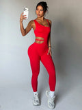 Beautiful back design, sexy one-piece yoga leggings, suitable for women's breathable quick-dry sports bodysuits