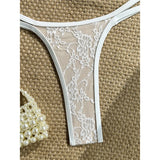 Sexy Extreme String Mini Micro Thong Bikini Female Swimsuit Women Swimwear Two-Pieces Bikini Set Bather Bathing Suit Swim V8373