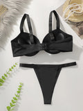 Best Selling Leopard print thickening Sexy Underwire Two Piece Push Up Push Up Bras lingerie Set For Women B2051