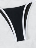 Splicing Mini Micro Thong Bikini Female Swimsuit Women Bandeau Swimwear Two-pieces Bikini Set Brazilian Bather Bathing Suit Swim