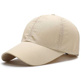 Quick-Drying Hat Men Women Casual Sunscreen Versatile Baseball Cap Outdoor Sunshade Summer Punched Breathable Duck Tongue Hat