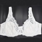 Womens Minimizer Bra Lace Plus Size Brassiere Support Underwire Big Thin Adjusted-straps 36-52 E F G H I Cup
