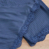 3PCS Pajamas Set for Women Sleepwear Solid Vest Shorts and Pants Paired with Lace Splicing for Homewear Loungewear