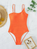 2026 Plain One Shoulder Swimsuit One Piece Solid Swimwear Women Sexy Bathers Bathing Swimming Swim Suit Female Beachwear