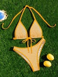 Sexy Women's Swimsuit Two-piece Bikinis Sets Two-piece Beach Trend Bikini Female Swimwear for Bathing Suit Woman Beachwear