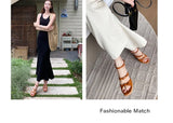 Women’s Sandals Cowhide Shoes Thick Platform Heel Sandals Elegant Lady Summer Apricot High Heel Peep Toe Buckle Sandals