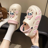 2026 New Women Fashion Clogs Cute DIY Charms Home Street Slippers For Female Summer Platform Shoes Soft EVA Girls Leisure Sandal