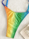 Extreme Mini One Piece Swimsuit Women G String Shiny Swimwear Female Micro Thong Monokini Bather Backless Bathing Suit Swim wear