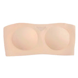 Women's Sexy Strapless Push Up Bra Padded Seamless Invisible Wireless Bandeau Bra Women Beauty Back Anti Slip Off Shoulder Bras