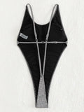 Extreme Mini Micro String Backless Women Swimwear One Piece Swimsuit Female High Cut Monokini Thong Bathing Suit Swim Beachwear