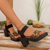 2026 Women High Heel Sandals Platform Comfortable Chunky Sandals Summer High Heel Slippers Woman Plus Size Outdoor Shoes Women