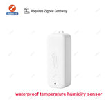 Tuya Zigbee/Wifi Temperature Humdiity Sensor Detector Option Indoor Outdoor Waterproof LCD Thermometer Hygrometer For Alexa Z2M