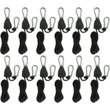 1/2/4/6/8/10/12/14/16pcs Hanger Pulley Ratchets Kayak Rope 1.6M Rope Pulley Ratchet Locking Hanger Sky Curtain Tent for Camping
