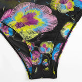 S - XXL 3PCS New Printed Long Sleeve With Pants Sarong Women Swimwear One Piece Swimsuit Female Bather Bathing Suit Swim V7180