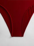 2026 Sexy Strappy Swimsuit One Piece Solid Swimwear Women Bathers Bathing Swimming Swim Suit Female Summer Beachwear