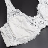 Womens Minimizer Bra Lace Plus Size Brassiere Support Underwire Big Thin Adjusted-straps 36-52 E F G H I Cup