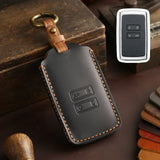 Leather Car Key Case Cover for Renault Captur Koleos Kadjar Zoe Arkana Espace Clio Megane Grand Scenic Sandero Dacia Duster Card