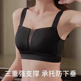 MOYISU Minimizer Bras for DD+ Cups - Wireless Plus Size Anti-Sag Adjustable Bralette Seamless Support CA Sizing Large Bust Women