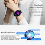 2026 New Ultra-Slim Smart Watch Men 100+ Sports Modes Heart Rate Monitoring AI Voice Assistant Bluetooth Call Smartwatches